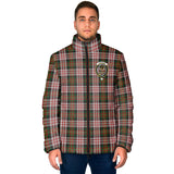 Clan Carnegie Dress Crest Tartan Padded Jacket RF127