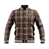 Clan Carnegie Dress Crest Tartan Baseball Jacket JM856