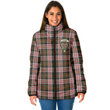 Clan Carnegie Dress Crest Tartan Padded Jacket RF127