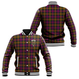 Clan Carnegie Modern Crest Tartan Baseball Jacket JM855