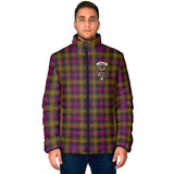 Clan Carnegie Modern Crest Tartan Padded Jacket RF128