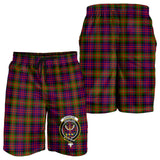 Clan Carnegie Modern Crest Tartan Mens Shorts NS854