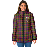 Clan Carnegie Modern Crest Tartan Padded Jacket RF128