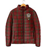 Clan Carruthers Crest Tartan Padded Jacket RF130