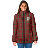 Clan Carruthers Crest Tartan Padded Jacket RF130