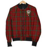 Clan Carruthers Crest Tartan Bomber Jacket ZJ130