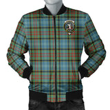 Clan Cathcart Crest Tartan Bomber Jacket ZJ131