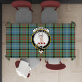 Clan Cathcart Tatan Tablecloth with Family Crest BC131