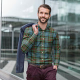 Clan Cathcart Tartan Long Sleeve Shirt P1081