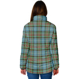 Clan Cathcart Crest Tartan Padded Jacket RF131