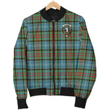 Clan Cathcart Crest Tartan Bomber Jacket ZJ131