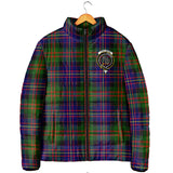 Clan Chalmers Modern Crest Tartan Padded Jacket RF132