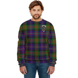 Clan Chalmers Modern Crest Tartan Sweatshirt HC851