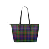 Clan Chalmers Modern Tartan Leather Tote Bag MT1062