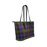 Clan Chalmers Modern Tartan Leather Tote Bag MT1062