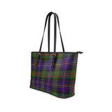 Clan Chalmers Modern Tartan Leather Tote Bag MT1062