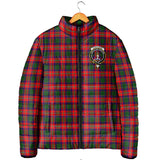 Clan Charteris Crest Tartan Padded Jacket RF133