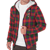 Clan Charteris Crest Tartan Sherpa Hoodie CT850