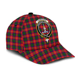 Charteris Tartan Classic Cap with Family Crest