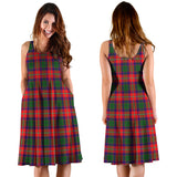 Clan Charteris Tartan Sleeveless Midi Womens Dress VS1055