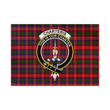 Clan Charteris Crest Tartan Flag CF133