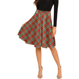 Clan Chattan Tartan Melete Pleated Midi Skirt V1053