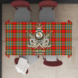 Clan Chattan Tartan Tablecloth Golden Sword of Courageous Legacy BG137