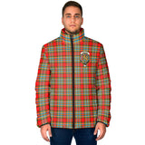 Clan Chattan Crest Tartan Padded Jacket RF134