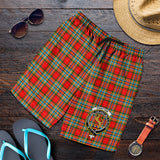 Clan Chattan Crest Tartan Mens Shorts NS848