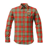 Clan Chattan Crest Tartan Long Sleeve Shirt PC849