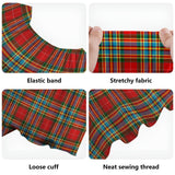 Clan Chattan Tartan Off Shoulder Long Dress VL151