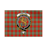 Clan Chattan Crest Tartan Flag CF134