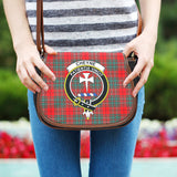 Clan Cheyne Crest Tartan Saddle Bag MS847