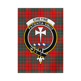 Clan Cheyne Crest Tartan Flag CF135