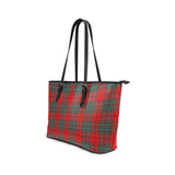 Clan Cheyne Tartan Leather Tote Bag MT1059