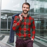 Clan Cheyne Tartan Long Sleeve Shirt P1077