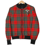 Clan Cheyne Crest Tartan Bomber Jacket ZJ135