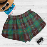 Clan Chisholm Hunting Ancient Crest Tartan Womens Shorts NW2037