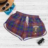 Clan Chisholm Hunting Modern Crest Tartan Womens Shorts NW2036