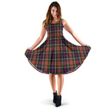 Clan Christie Tartan Sleeveless Midi Womens Dress VS1046