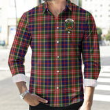 Clan Christie Crest Tartan Long Sleeve Shirt PC841