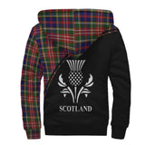 Clan Christie Crest Tartan Sherpa Hoodie Curve Style CE840