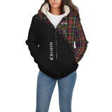 Clan Christie Crest Tartan Sherpa Hoodie Curve Style CE840