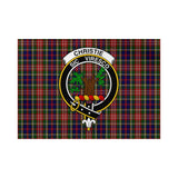 Clan Christie Crest Tartan Flag CF142