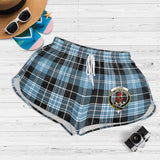 Clan Clark Ancient Crest Tartan Womens Shorts NW2028