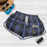 Clan Clark (Lion) Crest Tartan Womens Shorts NW2029