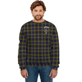 Clan Clelland Modern Crest Tartan Sweatshirt HC834