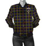 Clan Clelland Modern Crest Tartan Bomber Jacket ZJ149