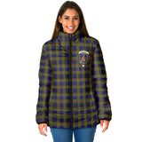 Clan Clelland Modern Crest Tartan Padded Jacket RF149