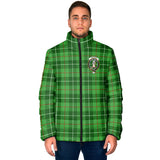 Clan Clephan Crest Tartan Padded Jacket RF150